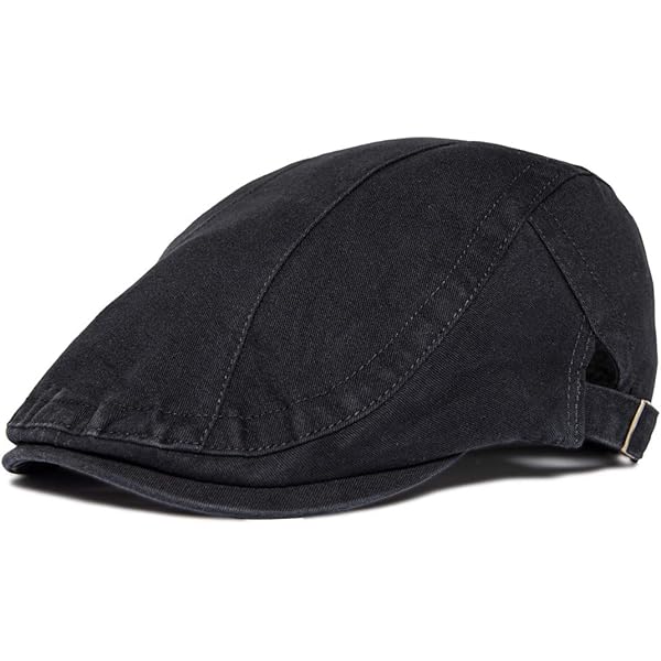 JANGOUL Men Wool Blend 8 Panel Newsboy Cap Tweed Cabbie Hat Snap